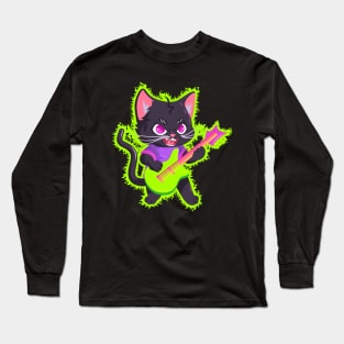 Hard rock kitten Long Sleeve T-Shirt